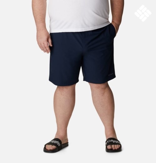 Men's Columbia Summertide Stretch Shorts Navy | Plus Size CA-P4CA8